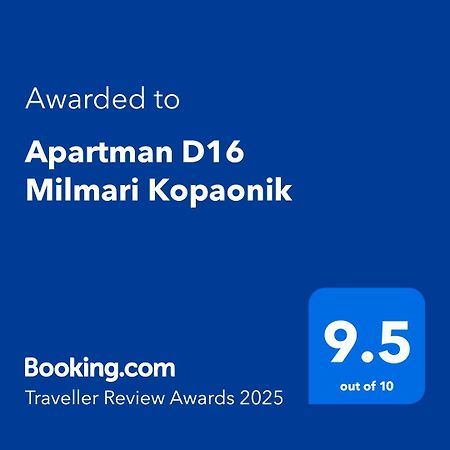 Apartman D16 Milmari 科帕奥尼克 外观 照片