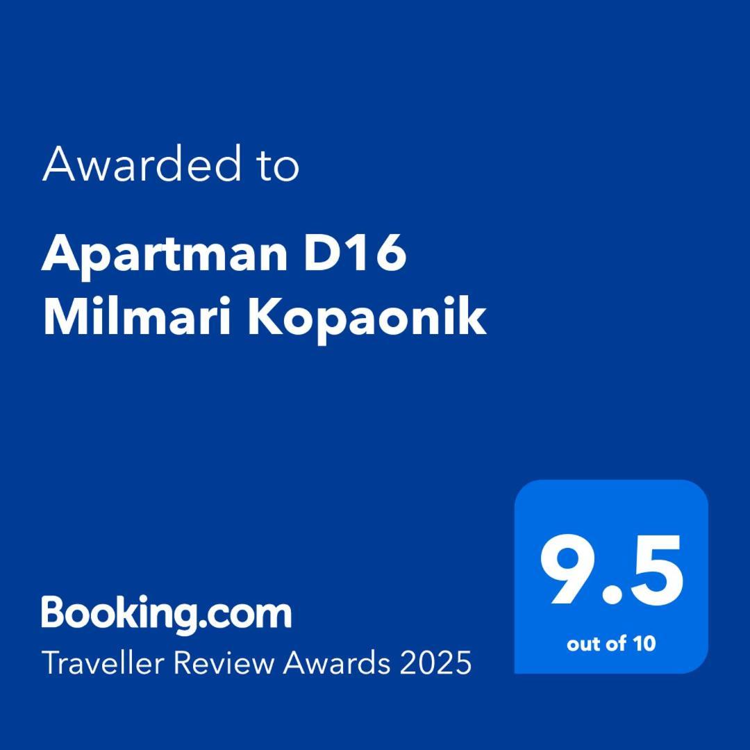 Apartman D16 Milmari 科帕奥尼克 外观 照片